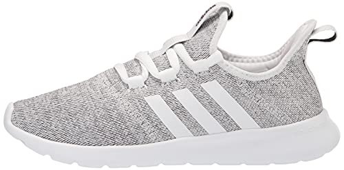 adidas Women's Casual Running Shoe, Cloud White/Cloud White/Core Black, 8