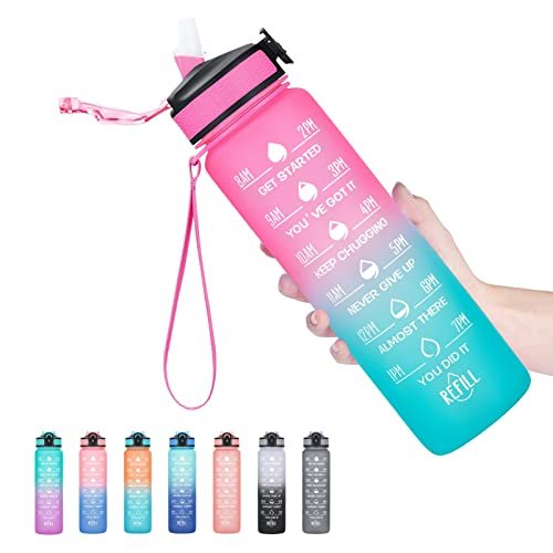 Hyeta 32 oz Water Bottles
