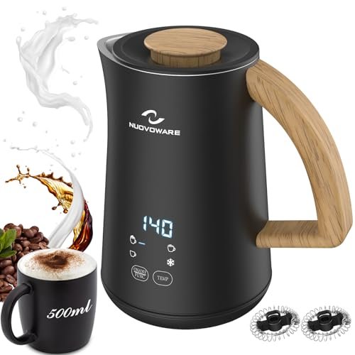 Nuovoware 4-in-1 Milk Frother and Steamer 