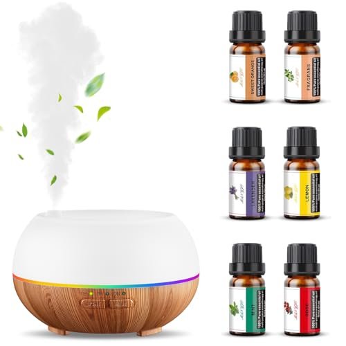 Lasuke Aromatherapy Essential Oil Diffuser: Aroma - 150ml Easy Water Addition Diffuser for Home Use
